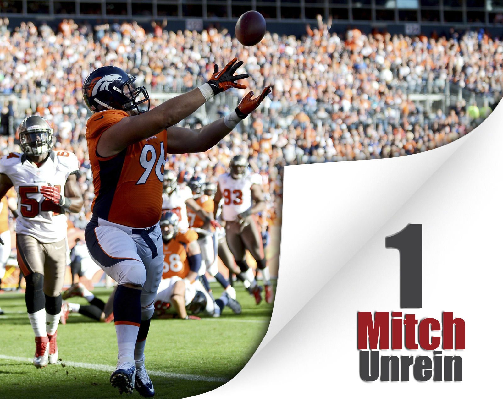 Touchdown catches by Peyton Manning's receivers